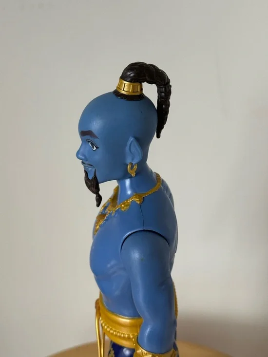 Disney Live Action Aladdin 2018 Hasbro Singing Will Smith Genie Doll Figure 12” - Picture 7 of 9